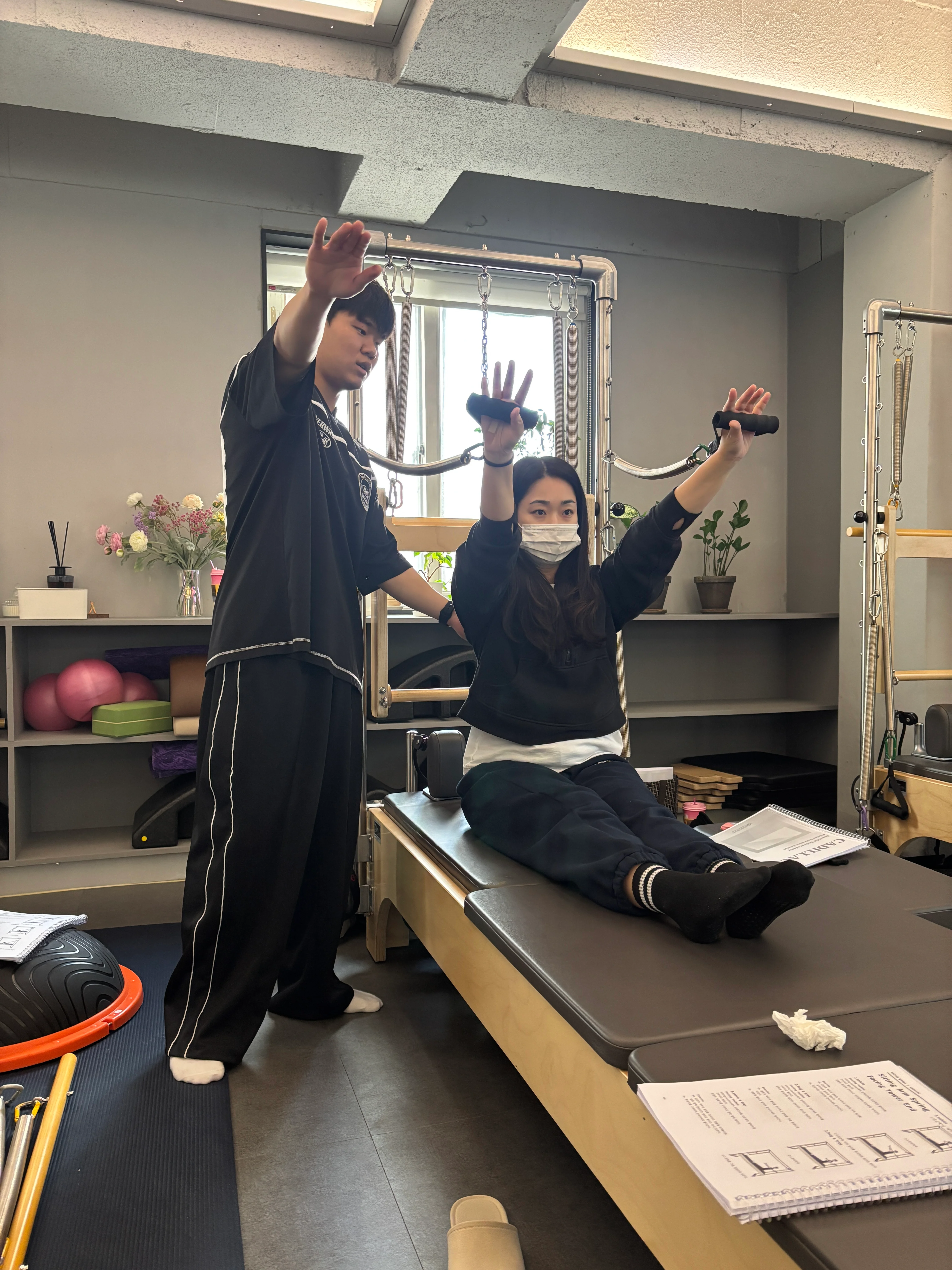 필라테스 지도자 과정 교육 현장